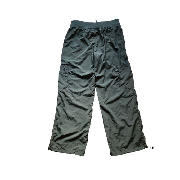 No Boundaries Rib Waist Parachute Cargo Pants Womens M Olive Green Indie Skater - Picture 4 of 9